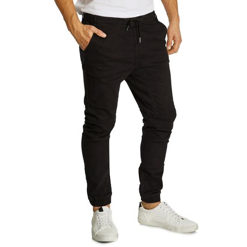 Jogger Nube Negra Gabardina Hombre