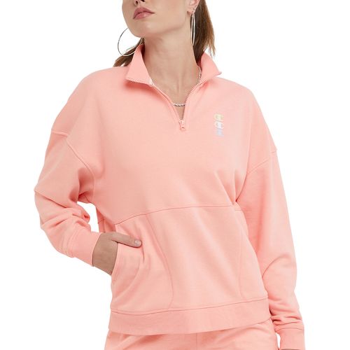 Buzo Champion Campus French Terry Quarter Zip Mujer