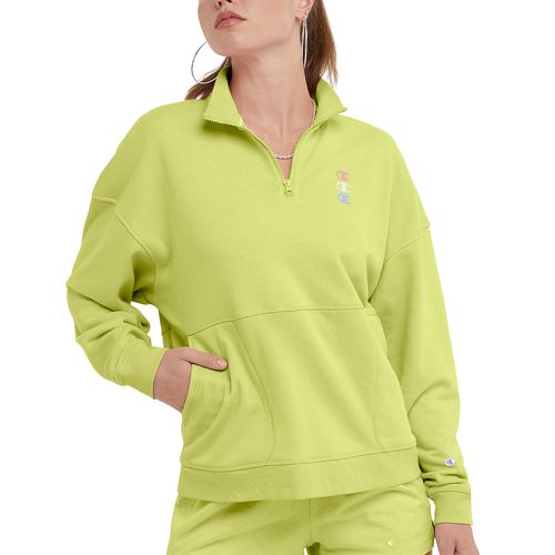 Buzo Champion Campus French Terry Quarter Zip Mujer