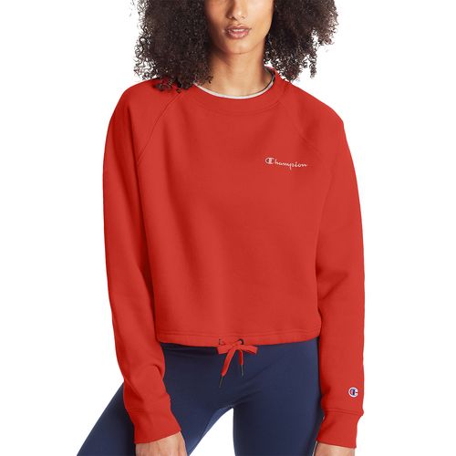 Buzo Champion Campus Fleece Cropped Crew Mujer