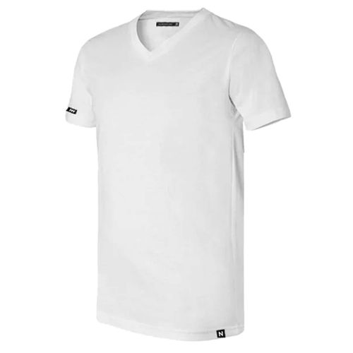 Remera Nube Negra M/c Cuello En V Hombre