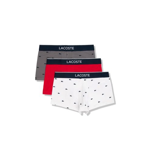 Boxer Lacoste Con Estampado Pack X3