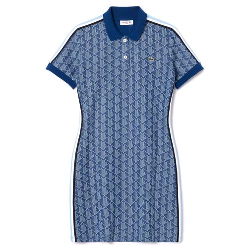 Vestido Lacoste Monograma Jacquard Slim Mujer