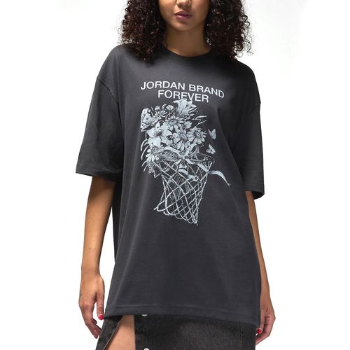 Remera Jordan Ss Oversize Graphic Tee Bq Mujer