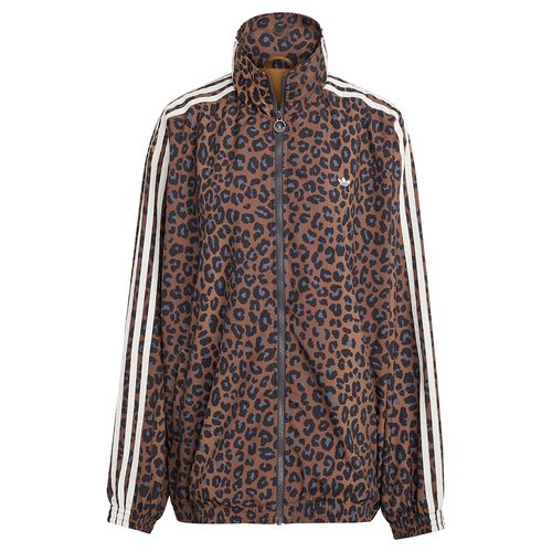 Campera Adidas Originals Leopard Firebird Oversized Mujer