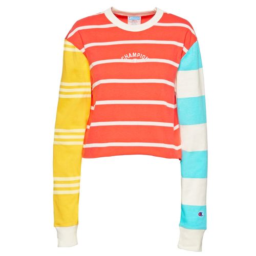 Buzo Champion Colorblock Long Sleeve Cropped Mujer